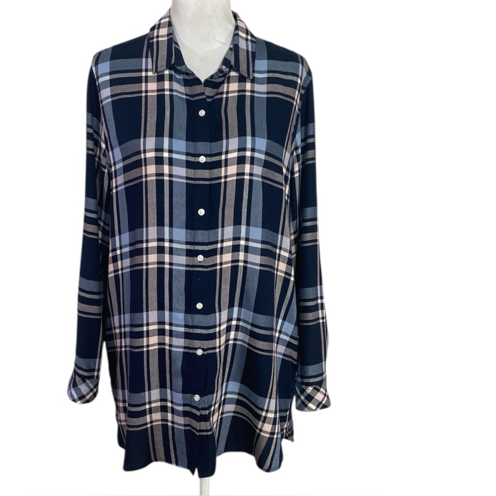 Barbour Blue Plaid Tunic